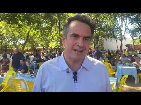 Senador Ciro Nogueira ao cumprir agenda em Porto Alegre do Piauí na sexta, 12/06/2026