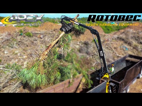 Rotobec Elite 915: Hurricane Ian Storm Clean Up with a Apex Custom Built Grapple Truck!