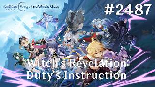 Genshin Impact Walkthrough Part 2487 - Witch's Revelation: Duty's Instruction (No Commentary)