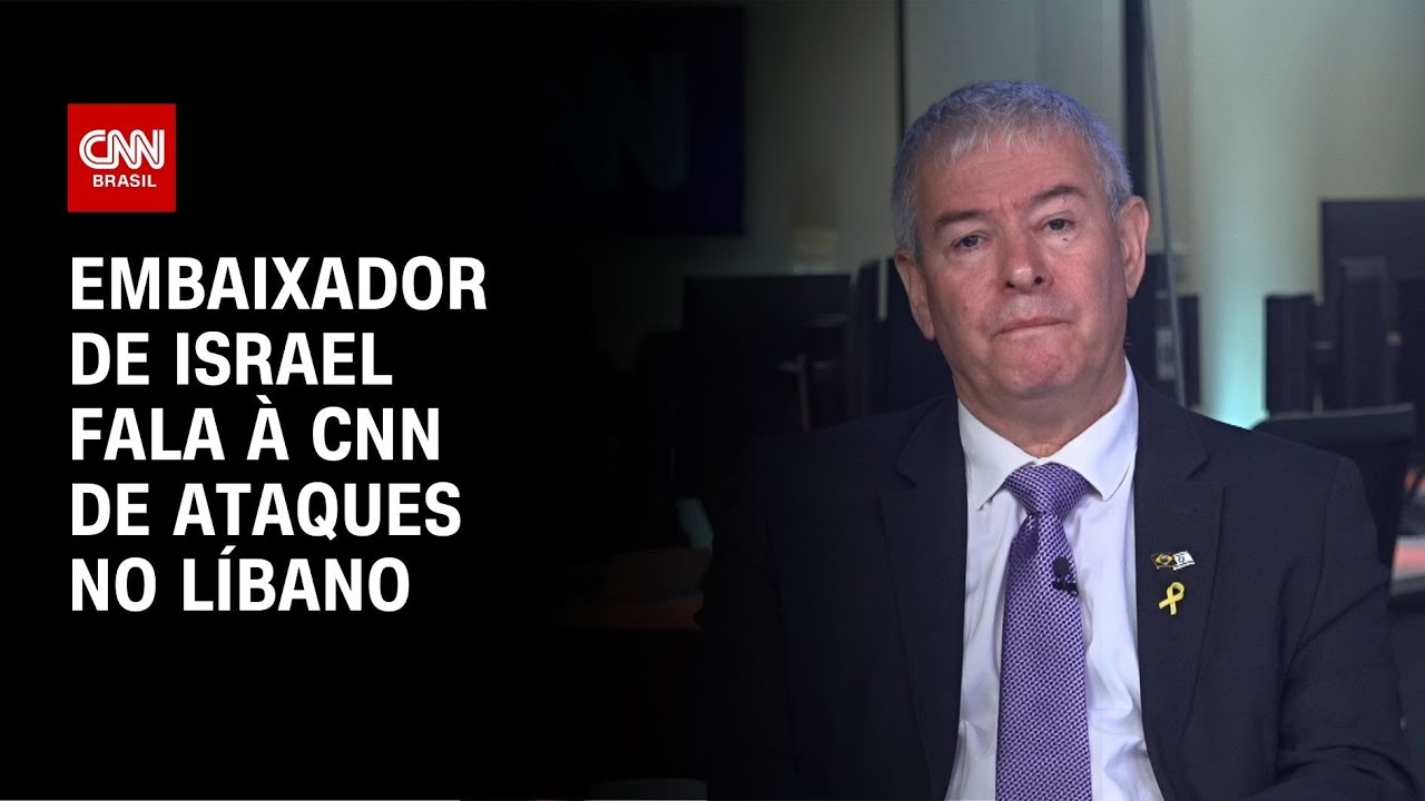 Embaixador de Israel fala à CNN de ataques no Líbano | LIVE CNN