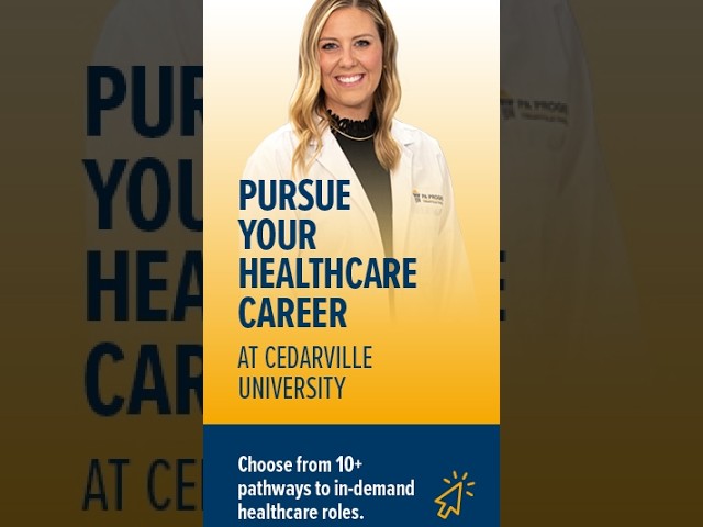 Thumbnail for video titled: Your Healthcare Calling Starts at Cedarville University!