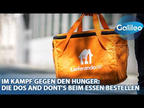 Im Kampf gegen den Hunger: Die Dos and Dont's beim Essen bestellen