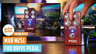 Video thumbnail for MXR FOD Drive Pedal Demo | SOUND BITES by GUITARGUITAR