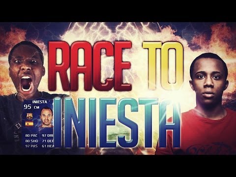 EXCITING WAGER!! - RACE TO INIESTA #3 - Fifa 14 Ultimate Team NEXT GEN Live
