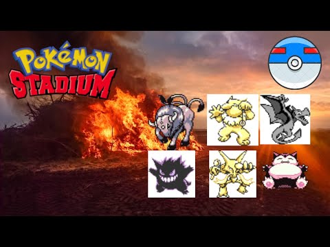 Pokemon Stadium Kaizo - (Round 2) Poke-Cup Great Ball - Tradeback OU/UU Pokemon Team