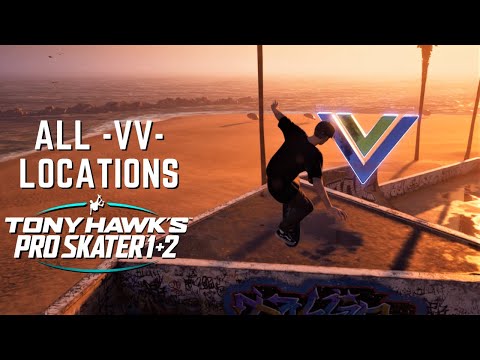 TONY HAWK'S PRO SKATER 1 + 2: All “VV” Logo Locations + Rewards!