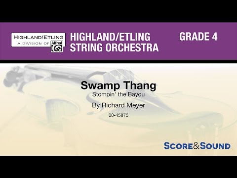 Swamp Thang, by Richard Meyer – Score & Sound