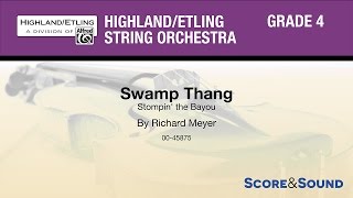 Swamp Thang, by Richard Meyer – Score & Sound
