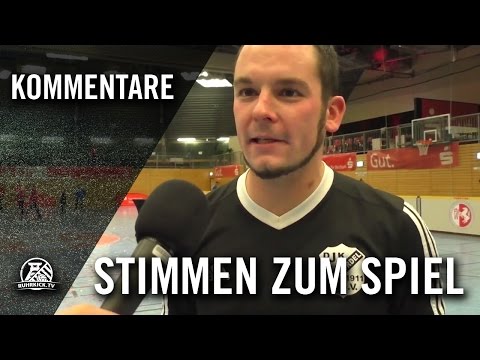 Die Stimme zum Finale (DJK TuS Hordel - SV Phönix Bochum, Sparkassen Masters) | RUHRKICK.TV