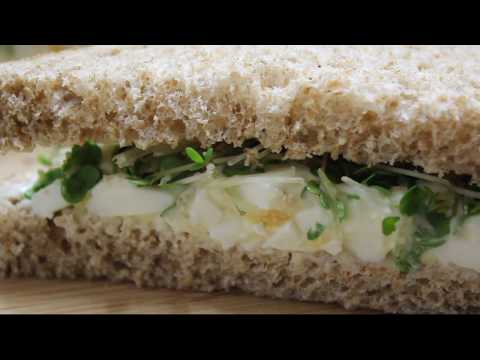 Egg & Cress Sandwich Recipe: Seasoned Egg Mayonnaise with Salad Cress