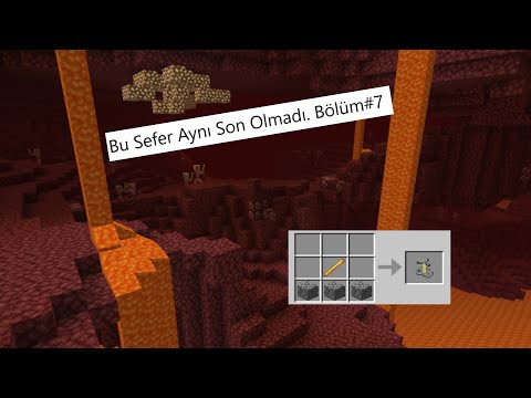 İksir masası Yapımı Ve Nether'a Bu Sefer Daha Donanımlı Gittik. Bölüm#7 [Minecraft]
