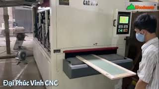 Máy chà chổi thùng Woodmaster | chà xả lót, chà sơn, pano ... giá tốt