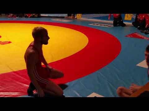 02.11.2019 RWG vs. SC Großostheim - 61kg Freistil: Simon Scheibein vs Alexandru Asan