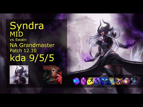Rank 3 NA Syndra Mid: Syndra vs Swain