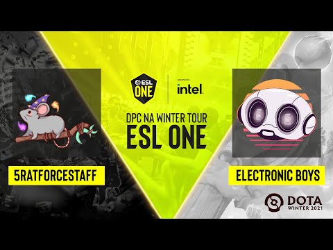 Dota2 - 5RATFORCESTAFF vs Electronic Boys - Game 1 - DPC NA Winter Tour - ESL One