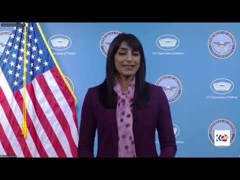 سەیری ڤیدیۆکە بکەن .. US Deputy Pentagon Press Secretary Sabrina Singh speaks to Kurdistan24