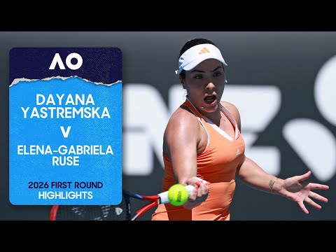 Dayana Yastremska v Elena-Gabriela Ruse Highlights | Australian Open 2026 First Round
