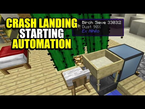 Ep7 Starting Automation - Minecraft Crash Landing Modpack