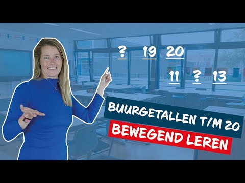 Buurgetallen t/m 20 - Rekenen I Bewegend leren - groep 3/4 I De Fitste School