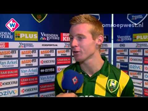 Reactie ADO-speler Mike van Duinen na de overwinning op Vitesse