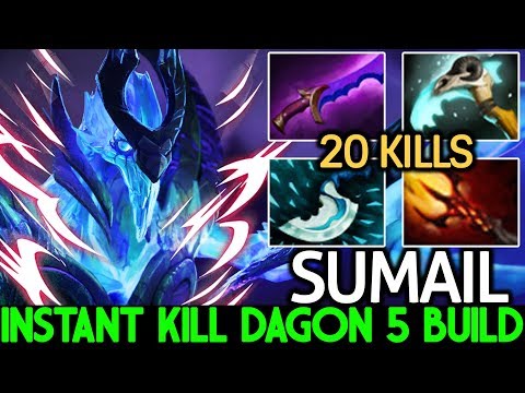 SUMAIL [Ancient Apparition] WTF Instant Kill Dagon 5 Super Mid 7.22 Dota 2