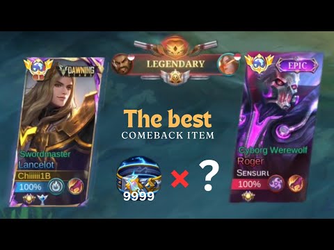 THE BEST COMEBACK ITEM FOR LANCELOT😱OH MY LUCAS VS AGRESSIVE ROGER PLAYER.WHO WILL WIN?💀
