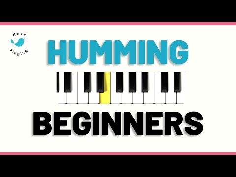 Humming Vocal Warm Up For Beginners With A Piano Visualisation.