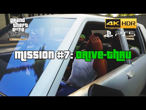GTA: San Andreas – The Definitive Edition / Remastered - 'Drive-Thru' - 4K60FPS on PS5