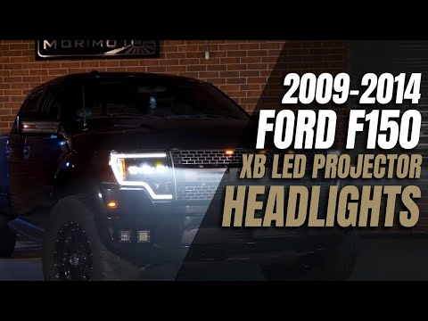2009-2014 Ford F150 and Raptor XB LED Projector Blackout Headlights