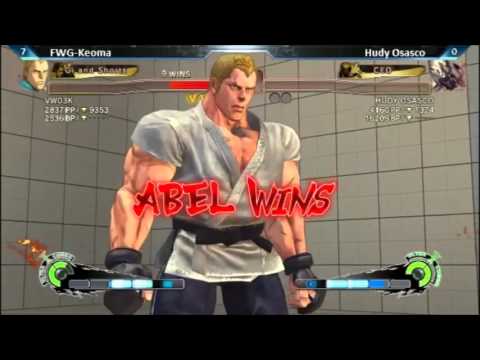 FWG-Keoma(Abel) VS Hudy Osasco(Seth) SSF4 AE 2012 Xbox Live