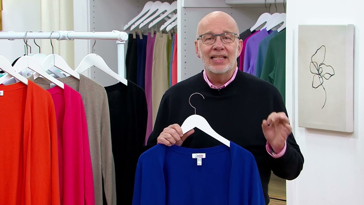 Denim & Co. Open-Front 3/4-Sleeve Cardigan Sweater on QVC