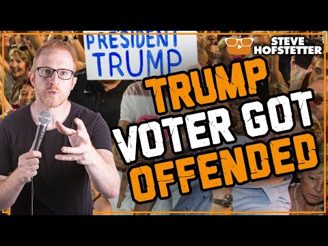 Donald Trump voter heckles comedian, gets owned - Steve Hofstetter
