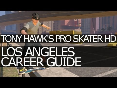 Tony Hawk's Pro Skater HD Los Angeles Career Goals / Objectives Guide & Cash Locations