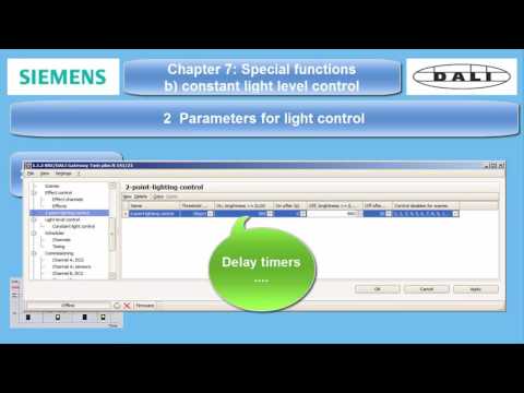 Siemens KNX-DALI GW chapter 07 b Constant light level control
