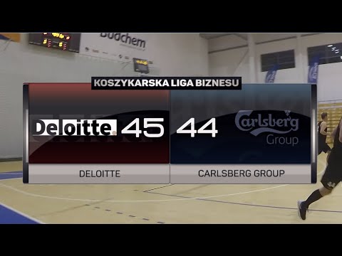 Deloitte vs Carlsberg Shared Services - 22 kolejka - I Liga Poznań - Koszykarska Liga Biznesu
