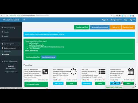 Contact Management Video