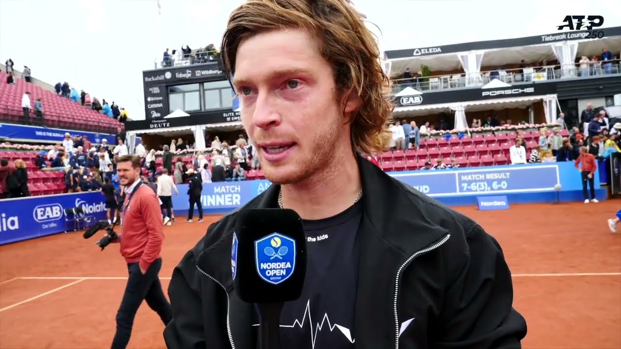 Interview: Andrey Rubley Champion Båstad - Nordea Open ATP 2023