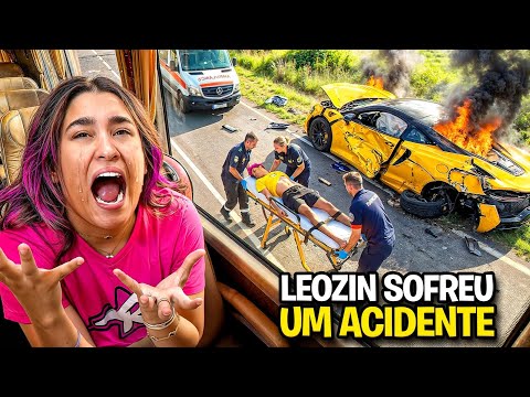 O LEOZIN SOFREU UM ACIDENTE COM A MCLAREN *Vlog de show !