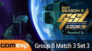 preview picture of video 'Code S Ro16 Group B Match 3 Set 3, 2014 GSL Season 3 - Starcraft 2'