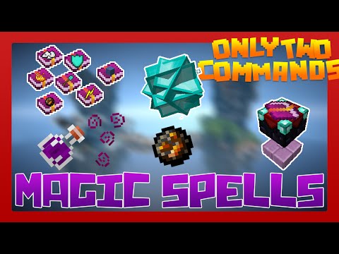 Morrle - MAGIC SPELLS with only two commands | Minecraft 1.9