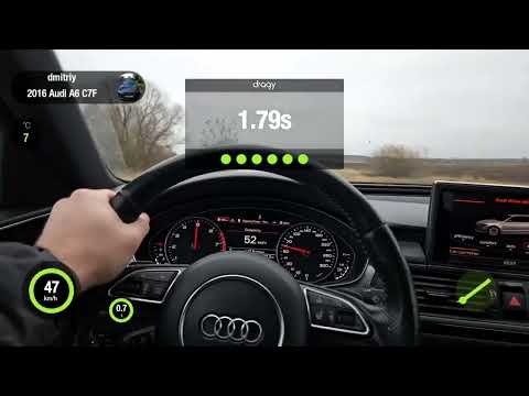 AUDI A6 C7 3.0TFSI AT 4WD 2016 STOCK. 0-200 ACCELERATION