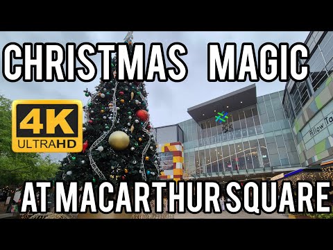 Macarthur Square Walking Tour 4K | Christmas Decorations 2025 🎄✨