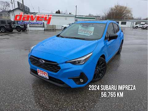 2024 Subaru Impreza RS AWD in Blue for sale at Davey Auto Sales Oshawa South in Oshawa, ON