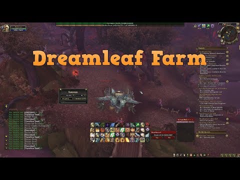 WoW legion - Dreamleaf Mob Gold farm 10k+ per hour Patch 7.3