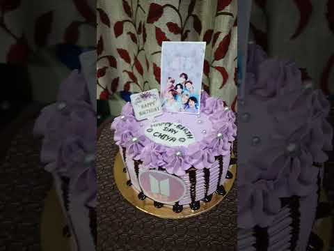 BTS theme Chocolate Cake ✨