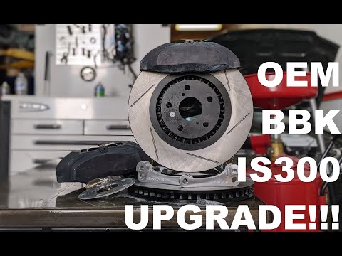 Walkthrough Brake upgrade - BBK IS300 with OEMLexus IS350 Calipers!