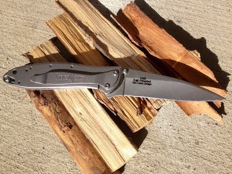 Kershaw 1660 Ken Onion Leek folding knife review - MuddyTigerOutdoors