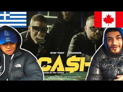 CANADIANS REACT TO GREEK RAP - Stef Tony x TRANNOS - Cash (Official Music Video)