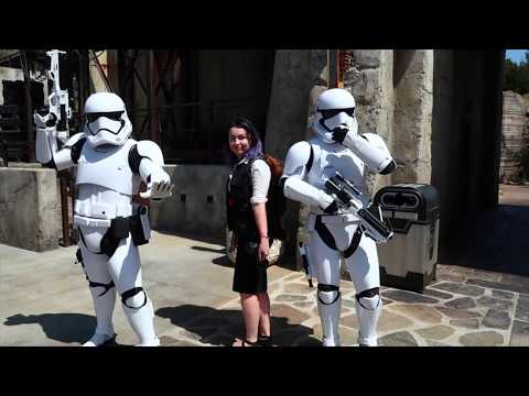 Being Stopped by the First Order in Star Wars: Galaxy's Edge