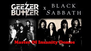 Black Sabbath &amp; Geezer Butler - Master Of Insanity Demos (CD-R)